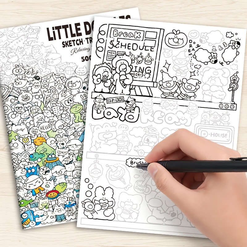 Adult Coloring Book Stress Relief - 大人向けのストレス解消塗り絵ブック。美しいドゥードル模様のスケッチ、トレース、着色活動でリラックス。