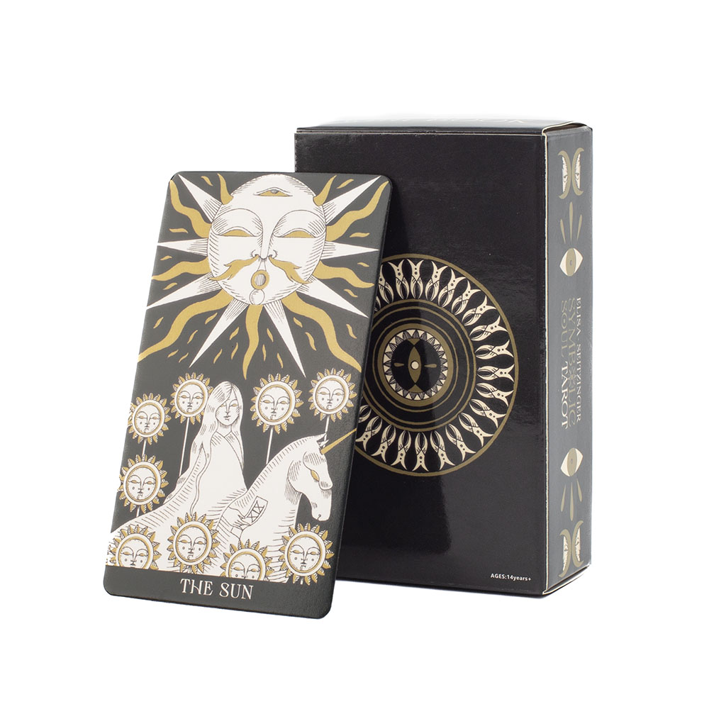 78枚のシンボリックなソウルタロットカード。詳細な解説書付き - Tarot Deck With Guidebook のレビューと価格