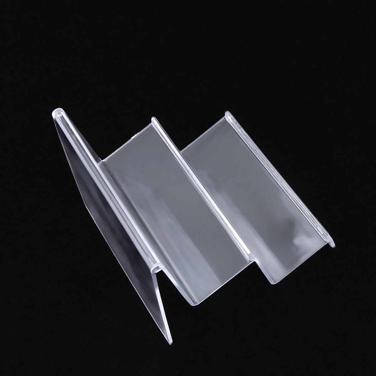 アクリル製ウォレットホルダー、透明な多段式収納ディスプレイス - Clear Acrylic Book Stand Holder のレビューと価格