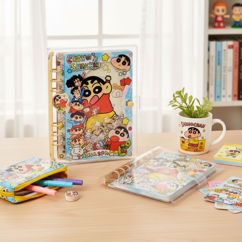 アクリルシェイクブック A5 A7 ラスルクレヨンしんちゃん - Stationery Books のレビューと価格